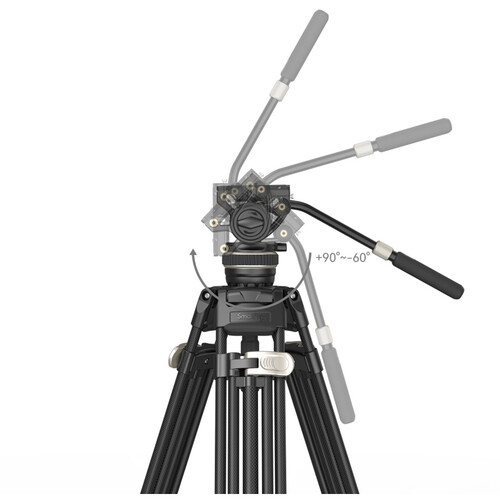 SmallRig AD-100 FreeBlazer Kit trepied video cu cap fluid heavy-duty carbon [5]