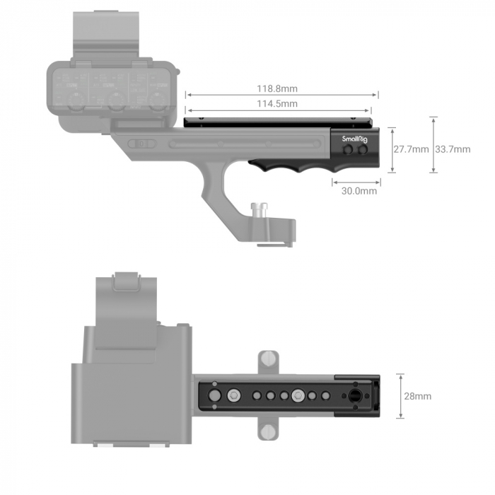 Smallrig MD3490  maner de extensie rig Sony FX30 / FX3 XLR [7]