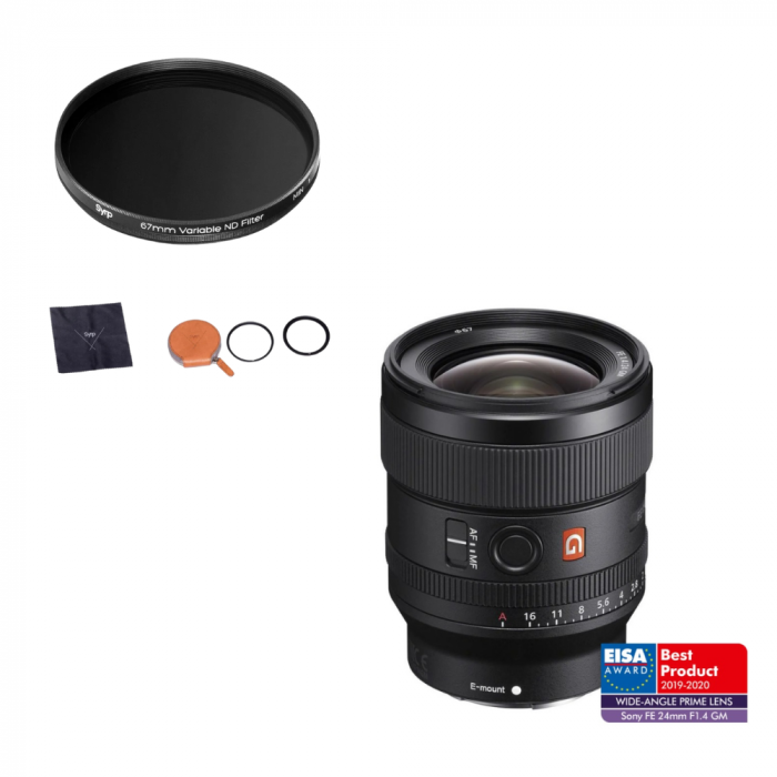 Sony 24mm F1.4 GM Obiectiv Foto Mirrorless FE cu filtru ND Variabil [1]