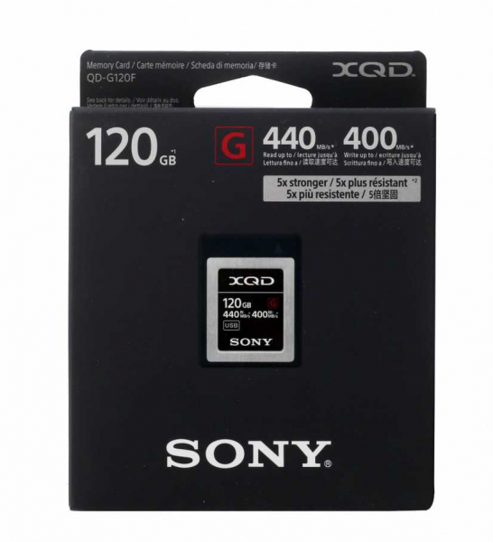 Sony Card memorie XQD 120GB Serie G 400MB/s [2]