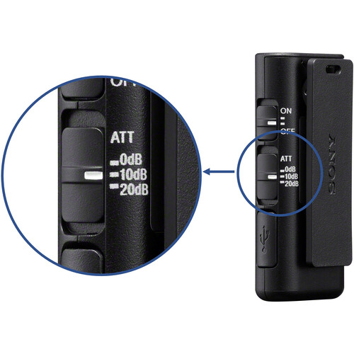 Sony ECM-W2BT Sistem digital de microfon wireless Bluetooth cu montare pentru camere foto Sony [19]