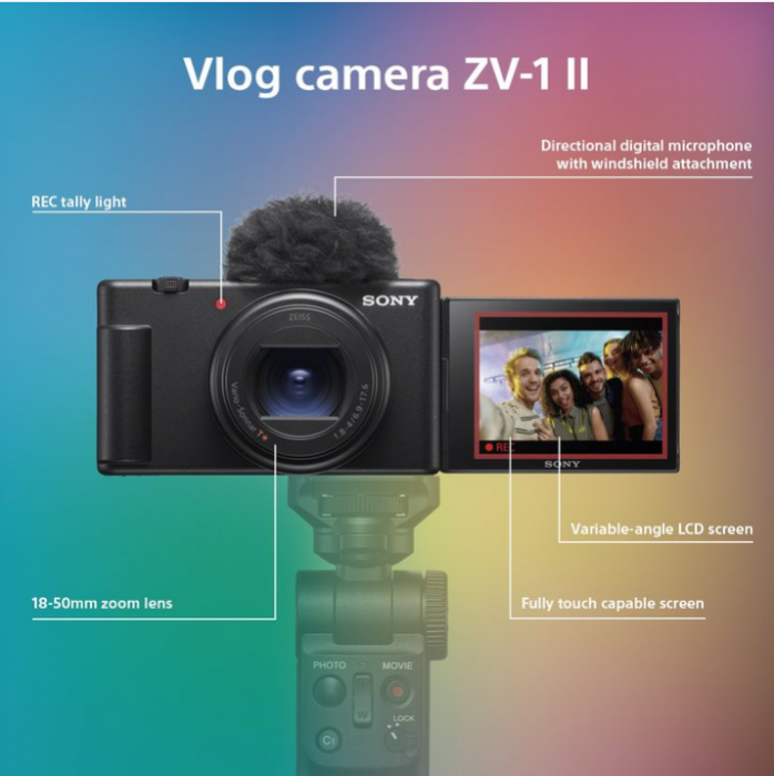 Sony ZV-1 II Kit obiectiv 18-50mm Aparat foto compact pentru Vlogging 4K [6]
