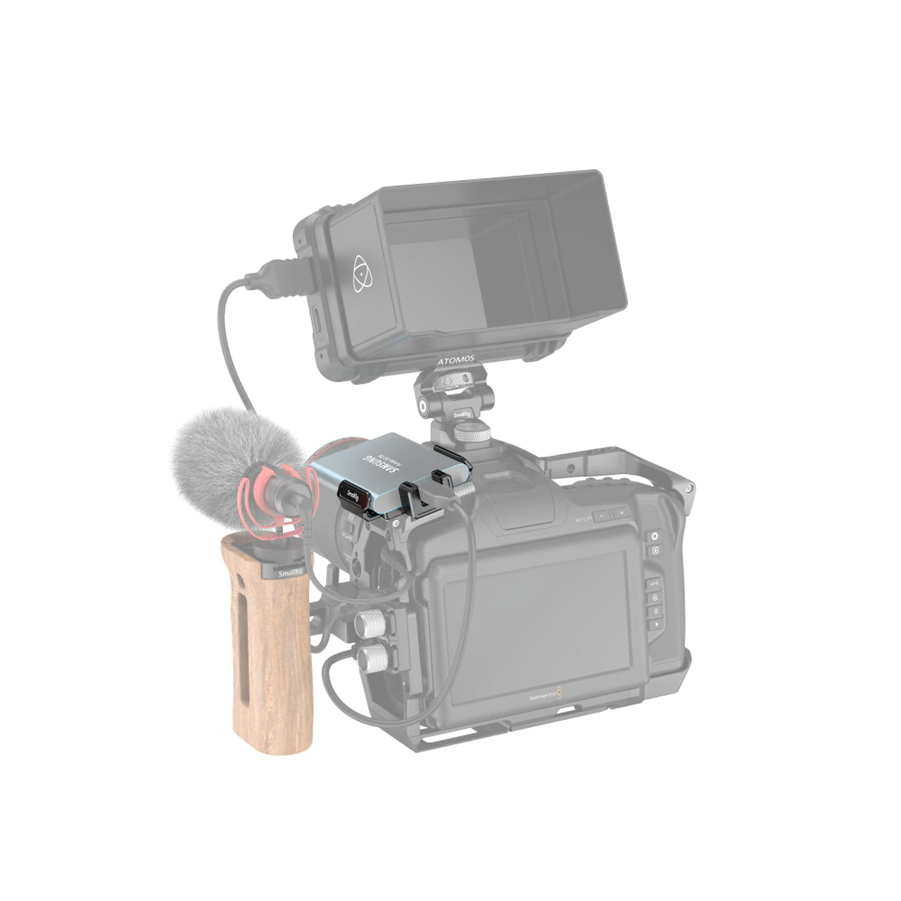  SmallRig 3272 Suport SSD T5 / T7 pentru BMPCC 6K PRO [5]