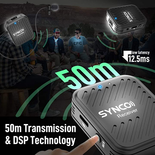 Synco G1(A2) Lavaliera Wireless Dubla [7]