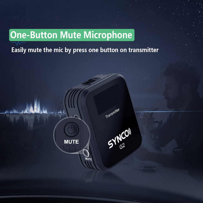 Synco G2 (A1) Lavaliera Wireless cu microfon incorporat [11]