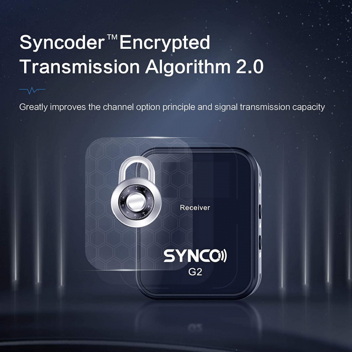 Synco G2 (A1) Lavaliera Wireless cu microfon incorporat [9]
