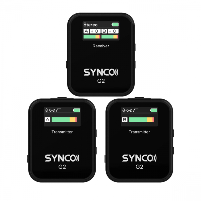 Synco G2 (A2) Lavaliera Wireless Dubla cu microfon incorporat [2]
