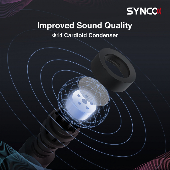 Synco MIC-M1S Microfon pentru camera si smartphone [7]