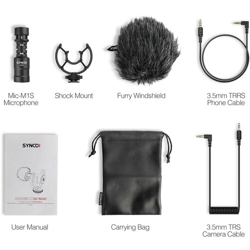 Synco MIC-M1S Microfon pentru camera si smartphone [4]