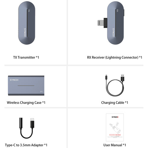 Synco P1L Lavaliera Wireless pentru smartphone si tableta iOS [7]
