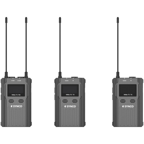 Synco WMic-T3 lavaliera wireless UHF dubla