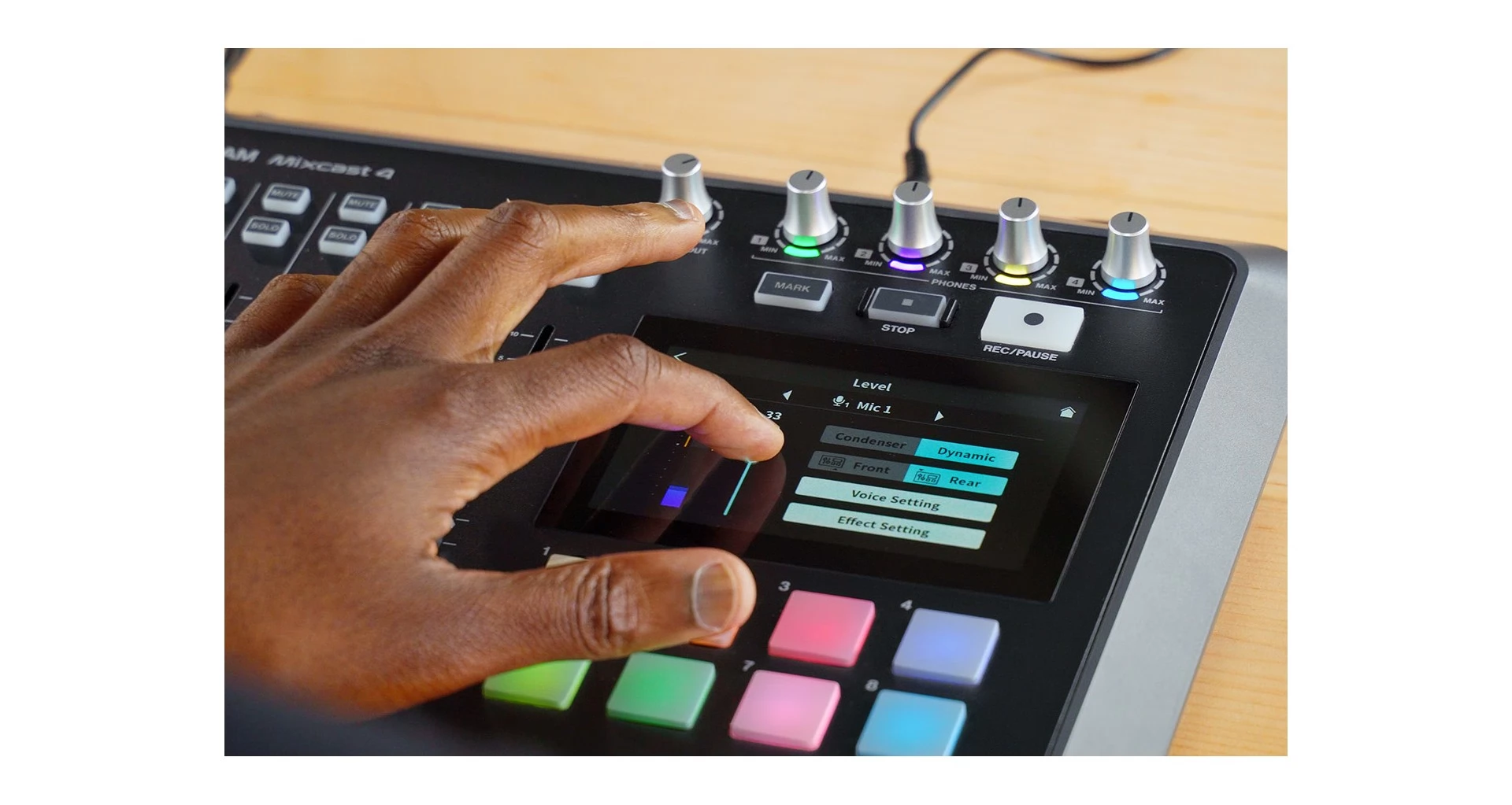 Tascam Mixcast 4 Mixer Podcast [11]