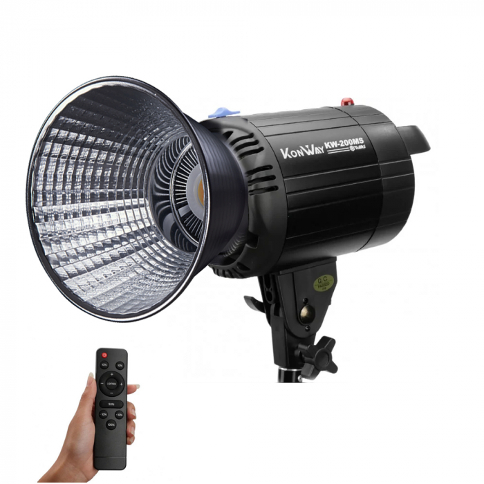 Tolifo KW-200M Kit  2 bucati LED 5600K 100W cu softbox 60 x 60cm si stative [3]