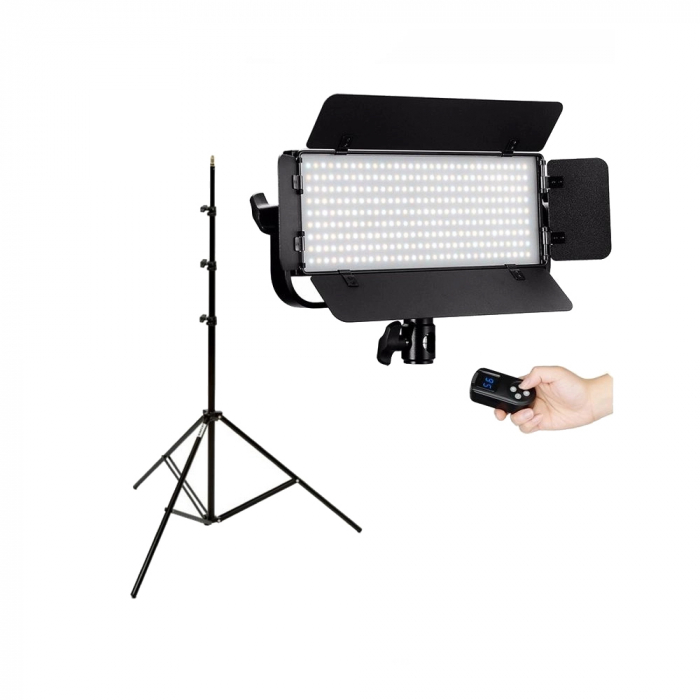 Tolifo Lampa Video LED Bicolor 40W cu stativ