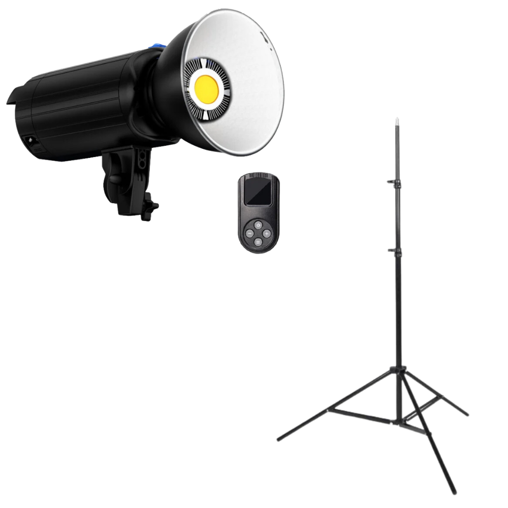 Tolifo MT-200S Lampa foto-video Led 5600K 200W prindere Bowens cu stativ [1]