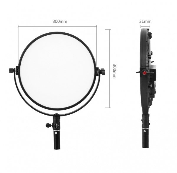 Tolifo Lampa Video LED 600 Ring Light Bicolor 60W [4]