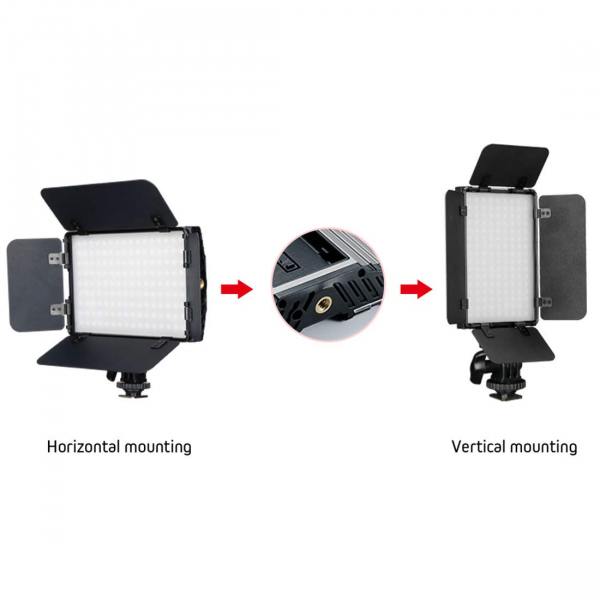 Tolifo PT-15B PRO II Lampa Video LED 144 Bicolor [7]