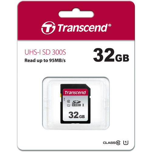 Transcend Silver 300S SD UHS-I U3 (V30) R95/W45 32GB [2]