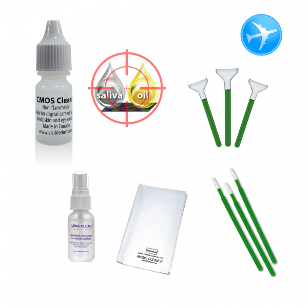 Visible Dust Travel Kit pentru curatare obiective si senzor 1.6x 16 mm Crop