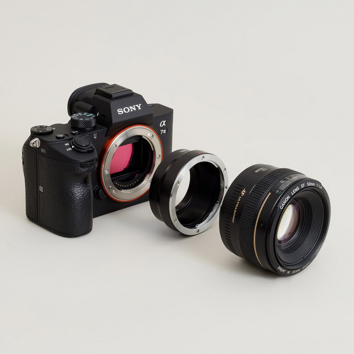 Urth Adaptor Electronic pentru Sony E compatibil cu obiectivele Canon (EF / EF-S) [3]