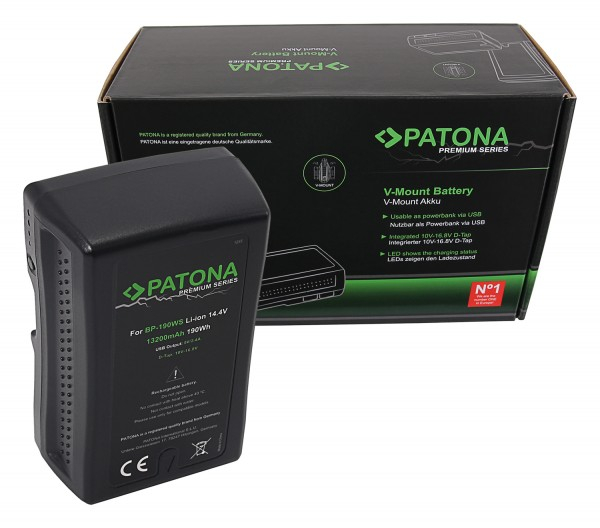 Patona Acumulator V-Mount BP-190WS [4]