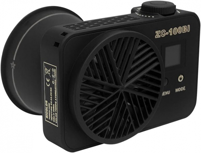 ZC-100 100W COB LED 2700K-7500K foto-video portabil cu alimentare NP [4]