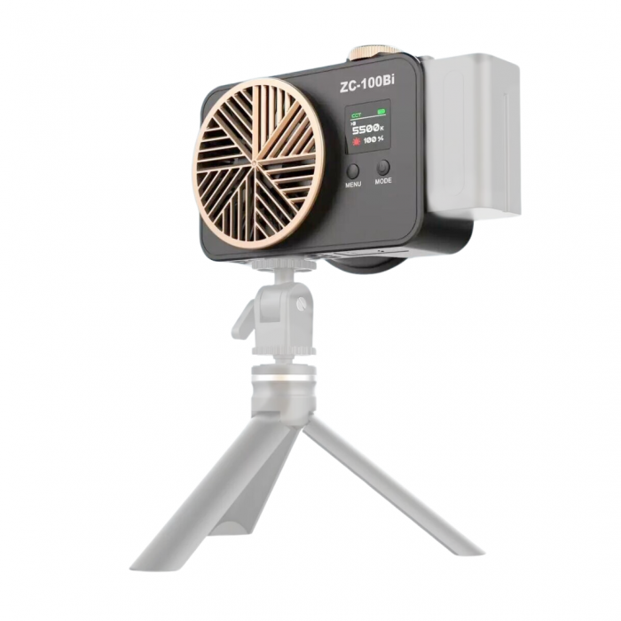 ZC-100 100W COB LED 2700K-7500K foto-video portabil cu alimentare NP [2]