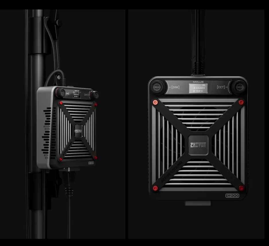 Zhiyun Molus G200 lampa LED Bi-Color Standardcu stativ [14]