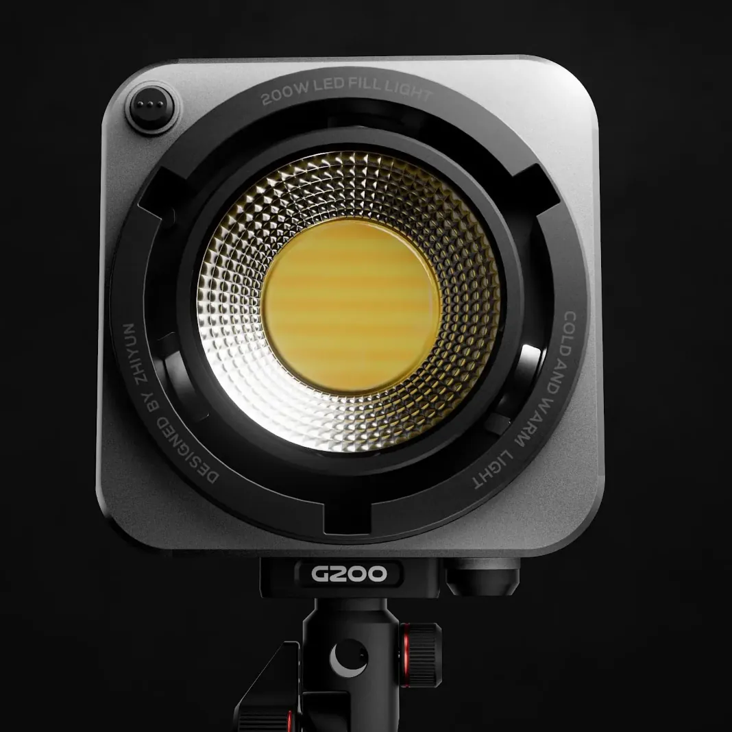 Zhiyun Molus G200 lampa LED Bi-Color Standardcu stativ [9]