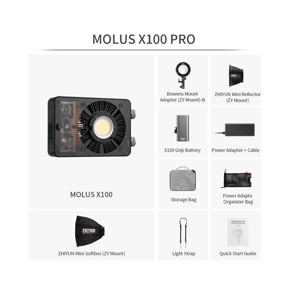 Zhiyun MOLUS X100 Bi-Color Pocket LED PRO [12]