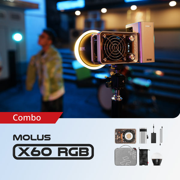 Zhiyun MOLUS X60RGB LED Combo Kit [3]