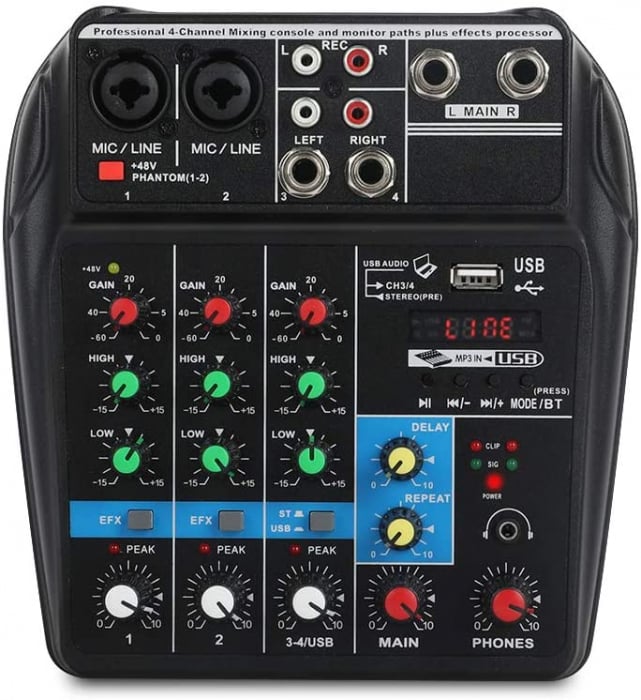 NWPro Mixer audio 4 Canale