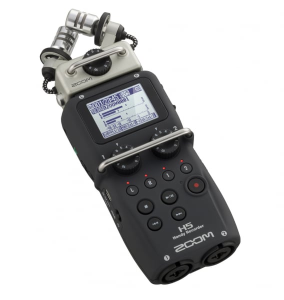 Zoom H5 Recorder audio cu 4 canale si microfoane built-in X/Y [1]