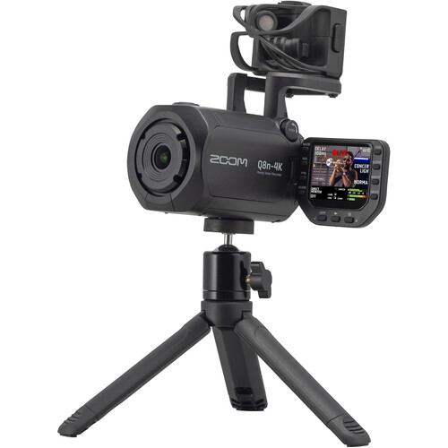 ZOOM Zoom Q8n-4K Cámara De Video 4K Con Captura de Audio