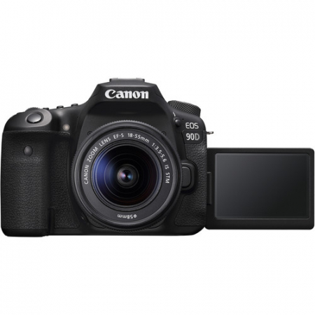 Canon EOS 90D Aparat Foto DSLR 32.5MP 4K Kit cu Obiectiv EF-S 18-55mm IS STM Negru [5]