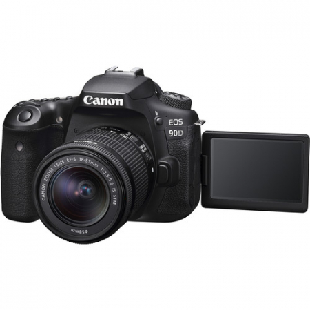 Canon EOS 90D Aparat Foto DSLR 32.5MP 4K Kit cu Obiectiv EF-S 18-55mm IS STM Negru [4]