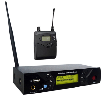 Sistem profesional de monitorizare audio wireless in-ear cu 4 canale [0]