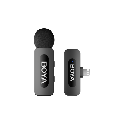 Lavaliere - BOYA BY-V1 Sistem de microfon wireless ultracompact pentru dispozitive iOS (lightning)