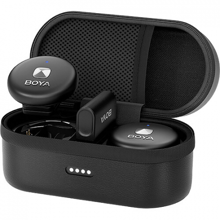 Lavaliere - Boya OMIC-D Sistem de microfon wireless pentru 2 persoane pentru smartphone lightning (Negru)
