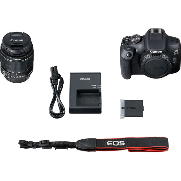 Canon EOS 2000D 24.1MP Kit Aparat foto cu obiectiv EF-S 18-55mm [4]