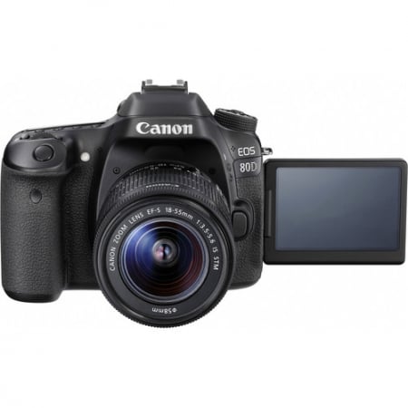 Canon EOS 80D Aparat Foto DSLR 24.2MP Kit cu Obiectiv EF-S 18-55 IS STM [2]