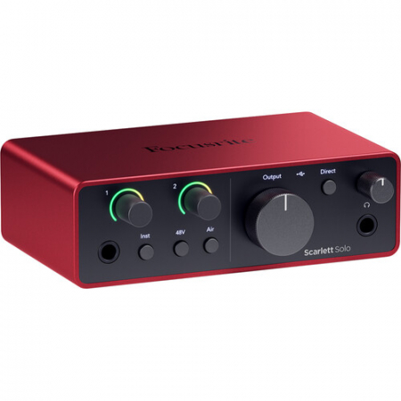 Interfete/mixere audio - Focusrite Scarlett Solo Interfata audio USB-C (4th gen)