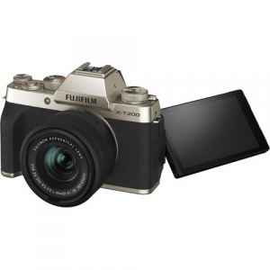 Fujifilm Aparat Foto Mirrorless X-T200 Gold Kit cu obiectiv 15-45mm [0]