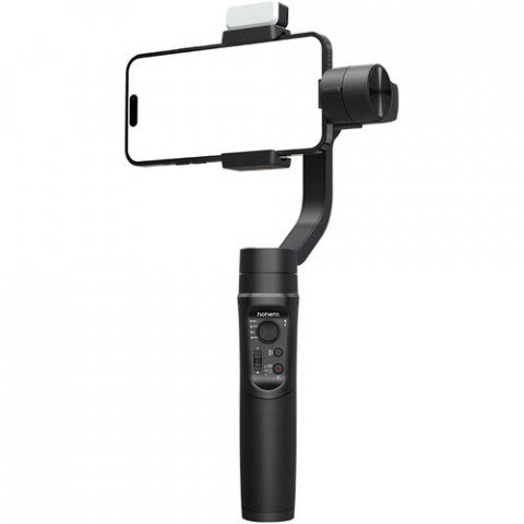 Accesorii camere video - Hohem iSteady Mobile Plus Stabilizator smartphone Kit cu LED magnetic