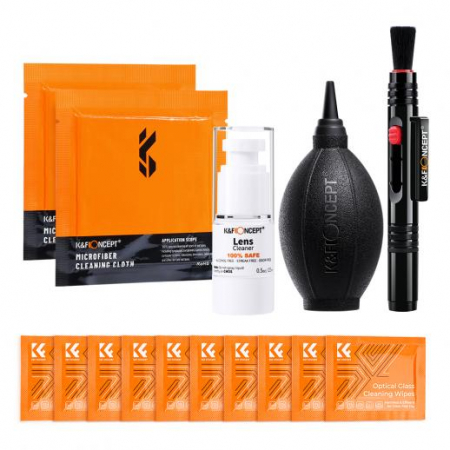 K&F Concept Kit 15-in-1 pentru curatare obiective