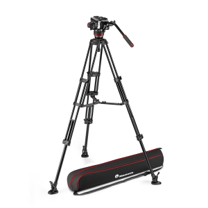 Trepiede video - Manfrotto MVK504XTWINMA Kit Trepied video cu spreader de mijloc