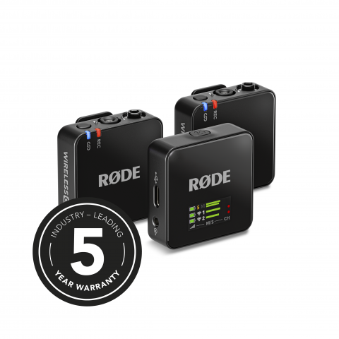 Lavaliere - Rode Wireless Go III Sistem de microfon wireless pentru 2 persoane (2,4 GHz, negru)
