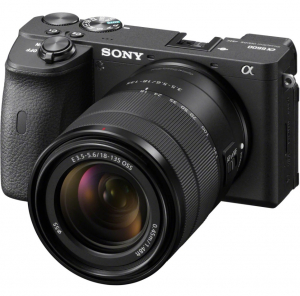 Aparate foto Mirrorless - Sony Aparat Foto Mirrorless Kit Alpha A6600 24.2 MP cu Obiectiv 18-135mm 4K Negru