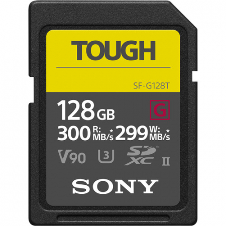 Carduri memorie - Sony SF-G TOUGH SDHC 128GB Card de Memorie UHS-II Class 10 300MB/s