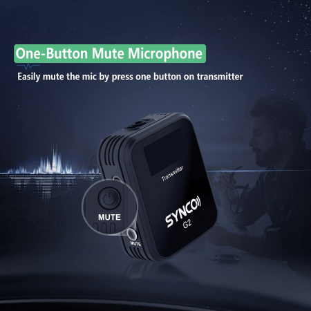 Synco G2 (A1) Lavaliera Wireless cu microfon incorporat [10]